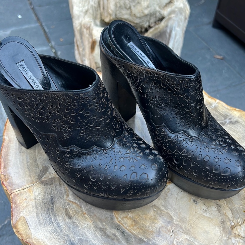 Vintage Vera Wang platform clogs
